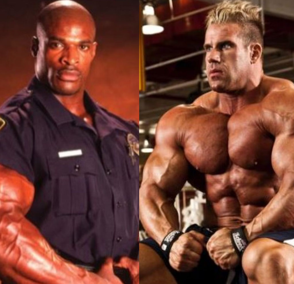 Ronnie Coleman and Jay Cutler