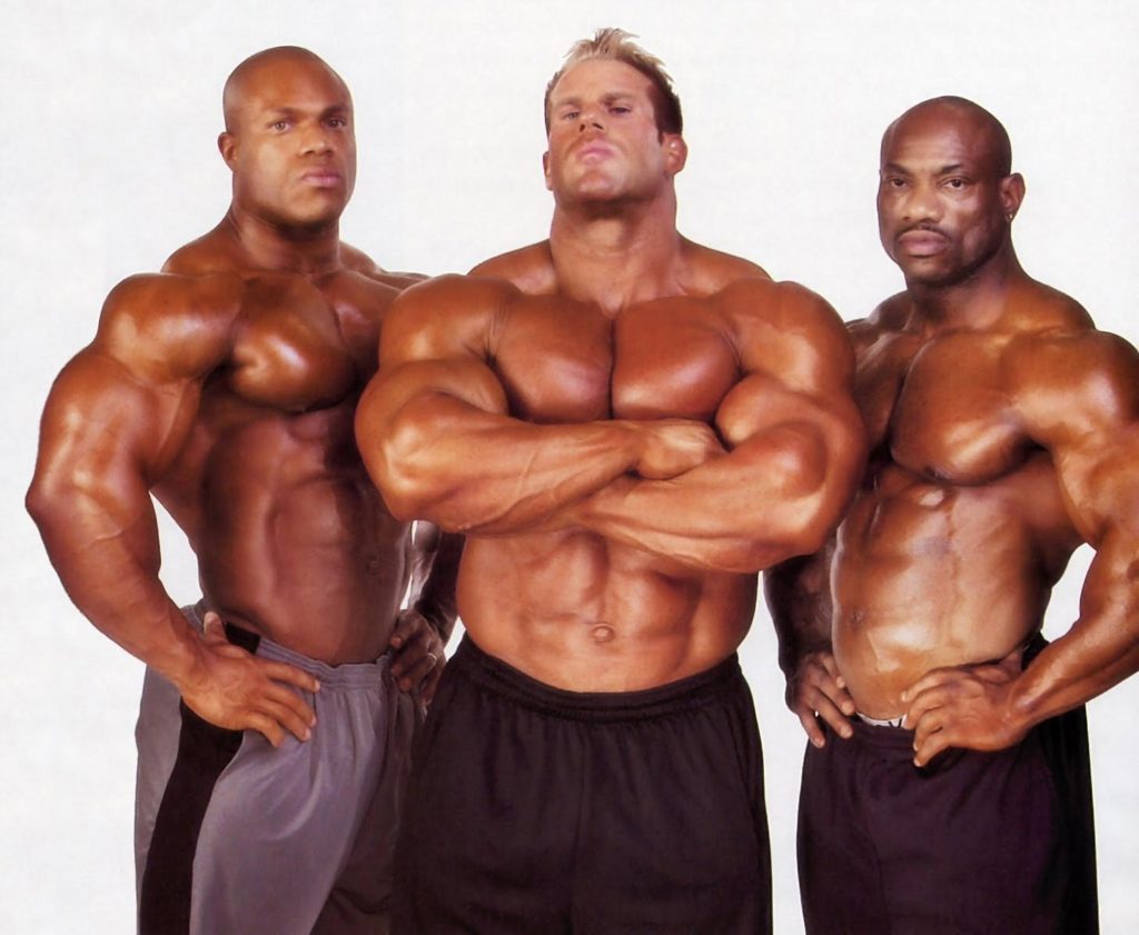 Jay Cutler, Phil Heath, Dexter Jackson