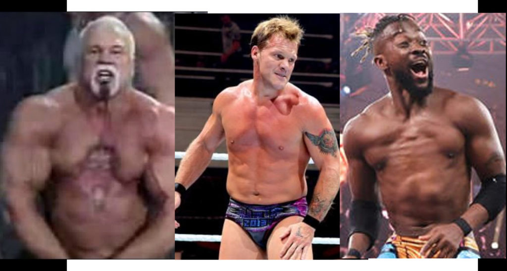 Scott Steiner, Kofi Kingston, Chris Jericho 三位摔角選手的胸肌問題