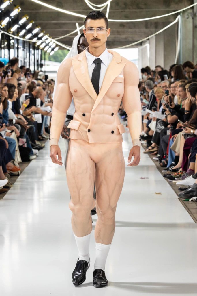 BA in Fashion Design Show 2023, Jiawei Han, muscle suit