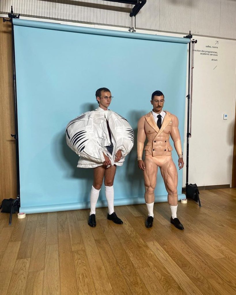 BA in Fashion Design Show 2023, Jiawei Han, muscle suit